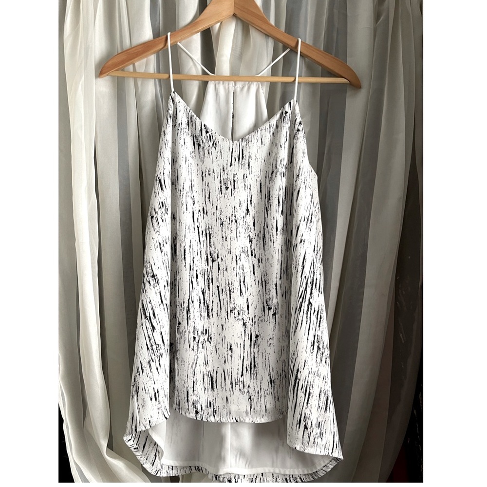 White BR Halter Top